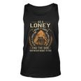 Loney Name Shirt Loney Family Name V2 Unisex Tank Top