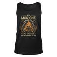 Mcglone Name Shirt Mcglone Family Name Unisex Tank Top