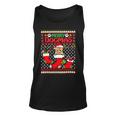 Merry Dogmas Pomeranian Dog Funny Ugly Christmas Xmas T-Shirt Unisex Tank Top