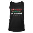 Most Likely To Break An Ornament Santa Hat Xmas Lights Unisex Tank Top