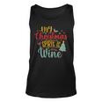 My Christmas Spirit Is Wine Funny 555 Shirt Unisex Tank Top