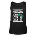Nigeria Is In My Dna Nigerian Flag Africa Map Raised Fist Unisex Tank Top