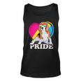 Pansexual Beagle Rainbow Heart Pride Lgbt Dog Lover 56 Beagle Dog Unisex Tank Top