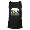 Papa Bear Support Down Syndrome Awareness Fathers Day Unisex Tank Top