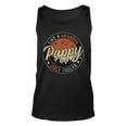 Pappy Like A Grandpa Only Cooler Vintage Retro Fathers Day Unisex Tank Top