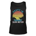 Party In Slow Motion Vintage Funny Boating Boating Gifts Unisex Tank Top