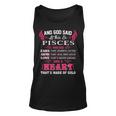 Pisces Girl And God Said Let There Be Pisces Girl Unisex Tank Top