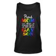 Proud Mom Of A Smartass Gay Son Funny Lgbt Ally Mothers Day Unisex Tank Top