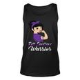 Rett Syndrome Warrior Purple Women Purple Ribbon Rett Syndrome Rett Syndrome Awareness Unisex Tank Top