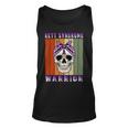 Rett Syndrome Warrior Skull Women Vintage Purple Ribbon Rett Syndrome Rett Syndrome Awareness Unisex Tank Top