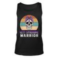 Rett Syndrome Warrior Skull Women Vintage Purple Ribbon Rett Syndrome Rett Syndrome Awareness V2 Unisex Tank Top