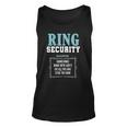 Ring Security Cute Wedding Ring Bearer Yup Im The Ring Dude Unisex Tank Top