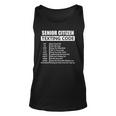 Senior Citizen Texting Code Amazing Print For Old People Unisex Tank Top