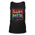 Summer Vibes Tie Dye Hello Summer Vacation Unisex Tank Top