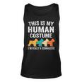 This Is My Human Costume Schnauzer Lover Halloween Costume Unisex Tank Top