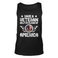 Veteran Veterans Day Help Us Clean Up America 135 Navy Soldier Army Military Unisex Tank Top