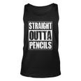 Vintage Straight Outta Pencils Gift Unisex Tank Top