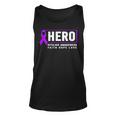 Vitiligo Awareness Hero - Purple Vitiligo Awareness Unisex Tank Top