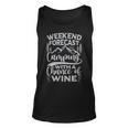 Weekend Forecast Mountain Camper 11 Shirt Unisex Tank Top