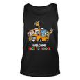 Welcome Back To School Zoo Animal Bus 477 Shirt Unisex Tank Top