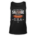 You Cant Spell Sausage Without Usa Funny Patriotic Unisex Tank Top