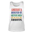 America Designed By Geniuses To Be Run By Idiots Impeach 46 Joe Biden Essential Tshirt Unisex Tank Top