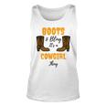 Boots Bling Its A Cowgirl Thing Unisex Tank Top