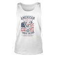 Boxer Graphic With Belt Gloves & American Flag Distressed Unisex Tank Top
