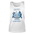 Cute Axolotl Facing Extinction Unisex Tank Top