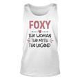 Foxy Grandma Gift Foxy The Woman The Myth The Legend Unisex Tank Top