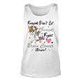 Friends Dont Let Friends Fight Brain Cancer Alone Unicorn Grey Ribbon Brain Cancer Brain Cancer Awareness Unisex Tank Top