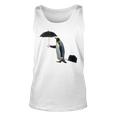 Funny Business Penguin Birds With Human Hands Unisex Tank Top