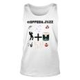 Funny Coolgiftcute Coffee Jazz Jazzmusiccoffeejazz Loverjazz Musicnashvillevintageguitar Unisex Tank Top