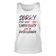 Funny Sorry For What I Said When Mercury Was In Retrograde Unisex Tank Top