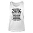 God Blessed Me With An Awesome Boyfriend Unisex Tank Top