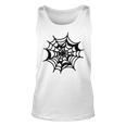 Halloween Spider Web Pattern Unisex Tank Top