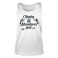 Husky Adventure Await Siberian Husky Adventures Hiking With Huskies Gift For Husky Lover V2 Unisex Tank Top