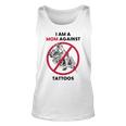 I Am A Mom Against Tattoos Womens Moms Against Tattoo V2 Unisex Tank Top