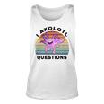 I Axlotl Questions Cute Axlotl V3 Unisex Tank Top