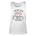 I Do Not Spew Profanities Unisex Tank Top