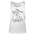 I Have Cerebral Palsy Im Allowed To Do Weird Things Unicorn Green Ribbon Cerebral Palsy Cerebral Palsy Awareness Unisex Tank Top