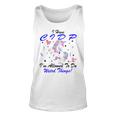 I Have Cidp Im Allowed To Do Weird Things Unicorn Blue Ribbon Cidp Support Cidp Awareness Unisex Tank Top