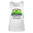 Just A Regular Mom Trying To Raise A Pro Golfer Unisex Tank Top