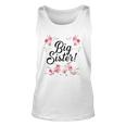 Kids Cute Big Sister Floral Design Toddler Girl Unisex Tank Top