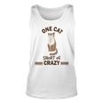 One Cat Short Of Crazy Unisex Tank Top