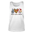 Peace Love Beach Summer Vacation 184 Shirt Unisex Tank Top