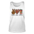 Peace Love Coffee Unisex Tank Top