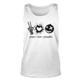 Peace Love Pumpkin Halloween Unisex Tank Top