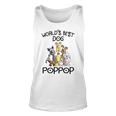 Poppop Grandpa Gift Worlds Best Dog Poppop Unisex Tank Top