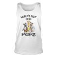 Pops Grandpa Gift Worlds Best Dog Pops Unisex Tank Top